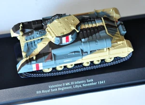 VALENTINE MK II INFANTRY TANK MK III HARRY I 1/43 DIECAST AFVS OF WWII NEW + Box - Picture 1 of 5