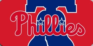 MLB Philadelphia Phillies Liberty Bell Logo rot Auto LKW Nummernschild - Bild 1 von 1