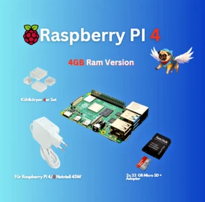 Raspberry Pi 4 Computer Modell B 2GB /4GB / 8GB Light ✅🔥 - Bild 1 von 4
