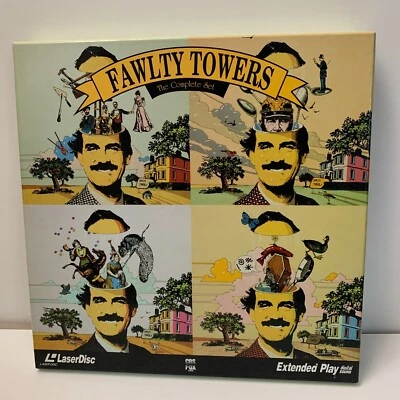 John Cleese Fawlty Towers Complete Set 4 Laserdiscs Box Set - Image 1 of 2