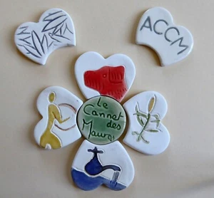Fève puzzle artisanal ACCM - Les P'tites Camelotes - 2019 - Parcours d'Art n°1 - Picture 1 of 2