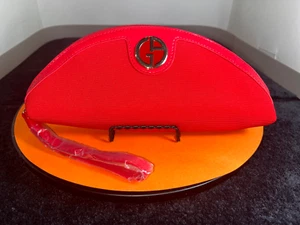 Giorgio Armani Kosmetiktasche Handgelenktasche rot neu mit Schutzkunststoff ohne Etikett - Bild 1 von 6