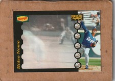 1996 Denny's Hologram Set Break Hideo Nomo Los Angeles Dodgers #10 MINT