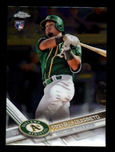 2017 Topps Chrome Update Franklin Barreto Rookie RC Oakland Athletics