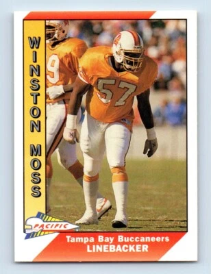 1991 Pacific Winston Moss Tampa Bay Buccaneers #510 - Image 1 of 2