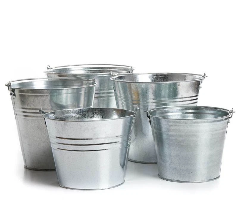 Zinkeimer Metalleimer Wassereimer Blecheimer Eimer Dekoeimer Blecheimer - Bild 1 von 1