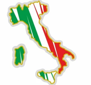 BOTAS DE BANDERA ITALIANA DE ITALIA MAPA DE ITALIA HECHO EN ITALIA - Imagen 1 de 4