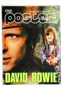 PÓSTER DE EXYUGO LADA DAVID BOWIE 1975 SÚPER RARO DE COLECCIÓN # 5 REVISTA - Imagen 1 de 3
