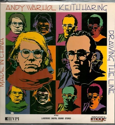 Andy Warhol Made In China Keith Haring Drawing The Line Laserdisc *RARE* - Image 1 of 2