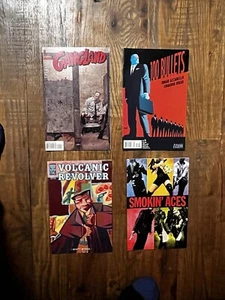 4 issue lot VG Crime comics 100 Bullets Gangland Smokin’ Aces Volcanic Revolver - Picture 1 of 5