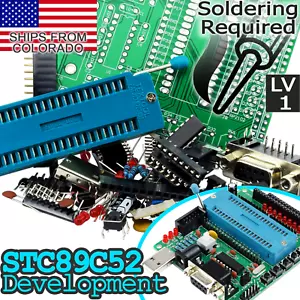 C51 and AVR MCU Development Board for Atmel and STC MCUs - Picture 1 of 12