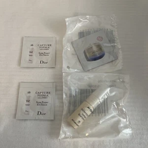 DIOR Capture Totale Eye Serum Shiseido Vital Perfection Aveda Tonic 4 piece lot - Picture 1 of 4