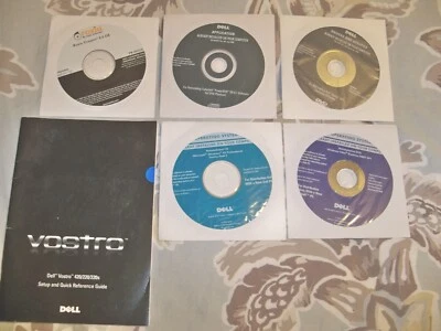 Dell Vostro 220 Drivers & Utilities Vista + XP + Manuals + Setup Guide - NEW - Image 1 of 4
