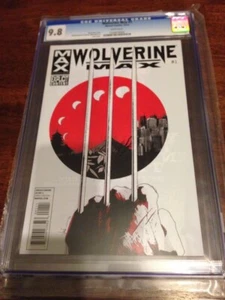 Wolverine Max #1 CGC 9.8 2012 Jock Cover - Picture 1 of 4