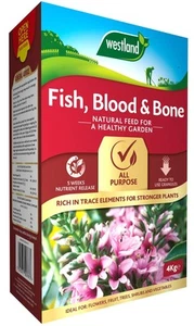 Westland 20600099 Fish, Blood and Bone All Purpose Plant Food, 4 kg, Natural - Picture 1 of 6