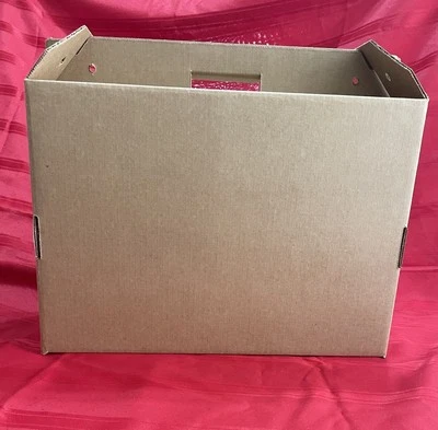 2 Cajas/Paquete Ex LG, Cartón Resistente y Reutilizable para Transportador de Mascotas Peludo o Pluma Foto 1 de 4