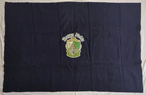 Manta de lana vintage Kappa Delta Fraternity regazo/tiro índigo/azul marino 62"x40" - Imagen 1 de 7