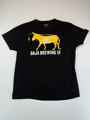 Baja Brewing Co Women’s T-Shirt Small Black Donkey Logo Los Cabos Mexico - Image 1 of 4
