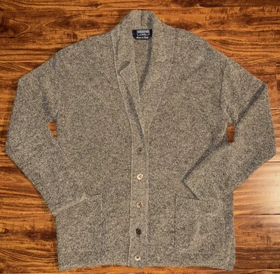 MaxMara WEEKEND Wool Knit Brown Granny Cardigan Buttons Women’s Sz S Vintage - Image 1 of 4