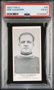 1924-25 William Paterson V145-2 Odie Cleghorn Base #45 PSA 4 RARE - Picture 1 of 2