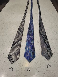 3 Jerry Garcia Men's 100% Silk Ties "Collection Fifty Three" 58" - Picture 1 of 9