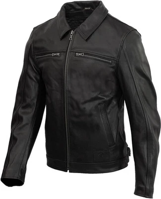 Merlin Kingsbury D3O Motorrad Lederjacke - Bild 1 von 4