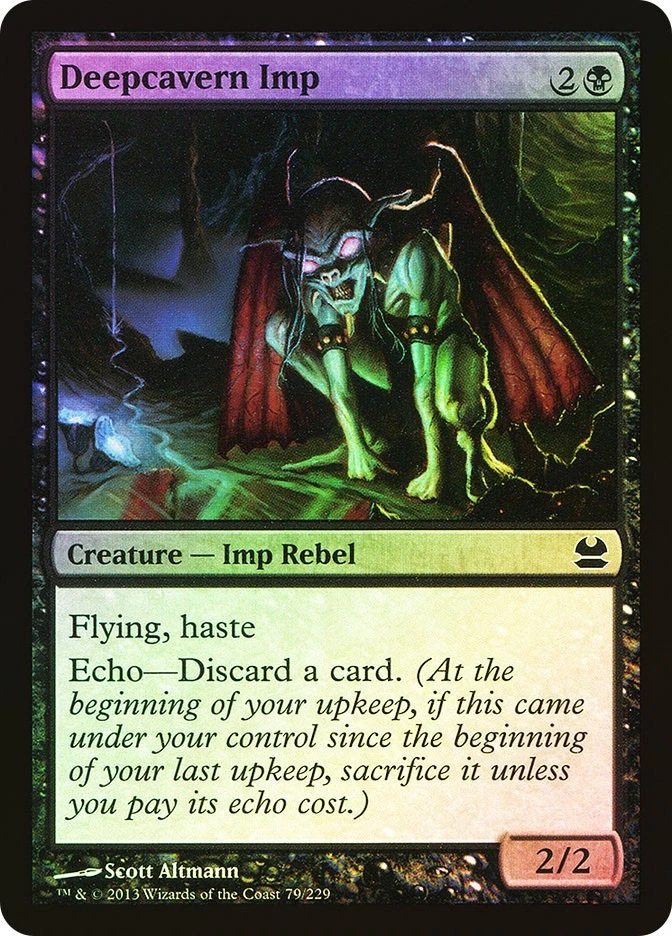 MTG FOIL Deepcavern Imp  - Modern Masters #079 - Image 1 of 1