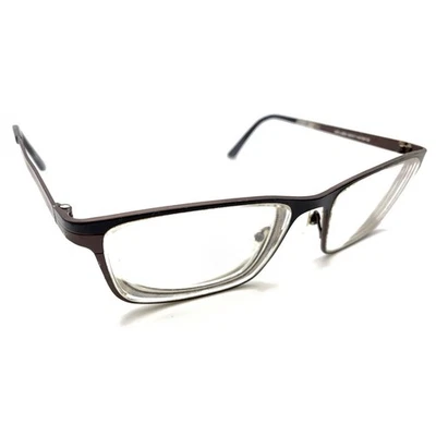 Marcos rectangulares Prodesign Denmark 1421 c.6021 marrón negro 56-17 145 Foto 1 de 4