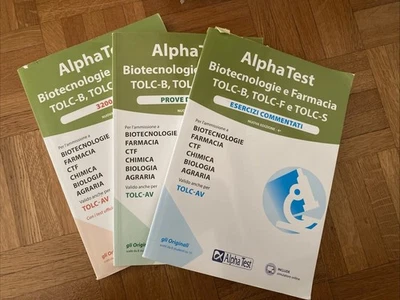 Alpha Test - Biotecnologie e Farmacia TOLC B, TOLC F e TOLC S- Quarta Edizione - Immagine 1 di 4