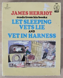 Vintage Let Sleeping Vets Lie & Vet in Harness Audio Book 2 Cassette Tapes - Picture 1 of 2