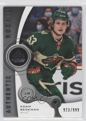 2021-22 Upper Deck SP Game Used 2005-06 Retro Rookies /999 Adam Beckman #R-37 RC - Image 1 of 3
