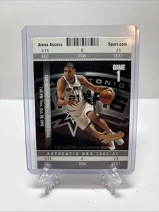 Fleer Aunthentix NBA Tim Duncan Arena Access 2003-04  - Imagen 1 de 2