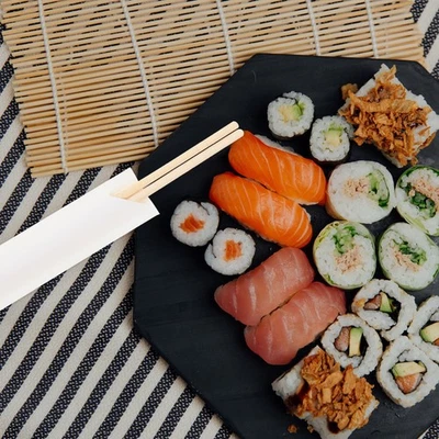  100Pcs Disposable Chopsticks Bags Paper Cutlery Packing Bags Hotel Chopsticks - Bild 1 von 4