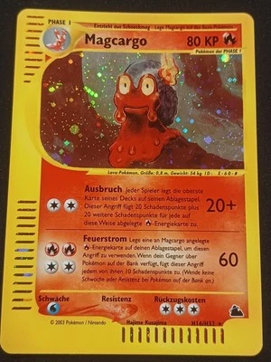 Magcargo Holo H16/H32 Skyridge Deutsch NM Pokemon - Bild 1 von 2