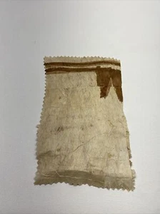 Tapa Cloth Vintage Handmade Siapo Kapa Ngatu Masa Bark Samoan Islands 8”x5” 03 - Picture 1 of 2