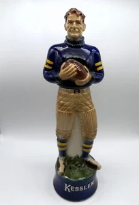 Vintage 1980 Kessler Whiskey Bottle “The Football Player” Decanter - Picture 1 of 10