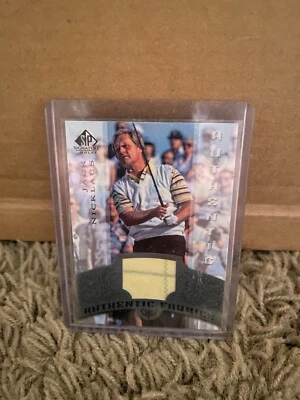 2005 SP SIGNATURE AUTHENTIC FABRICS SINGLES #JN JACK NICKLAUS - Image 1 of 2