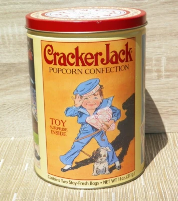 Vintage 1991 Cracker Jack Limited Edition Nostalgic Confection Advertising Tin - Image 1 of 4