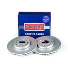Vented Brake Discs Pair For Seat Altea 5P1 1.8 TFSI 288mm Set Borg & Beck