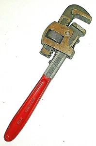 Vintage GREAT NECK 10" Adjustable Pipe Wrench Made in INDIA 1 Lb. 3 Oz. C5 - Picture 1 of 2