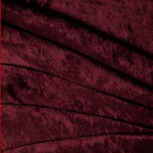 Crushed Velvet Fabric 4Way Stretch Solid Crushed 16 Colors - Picture 1 of 27