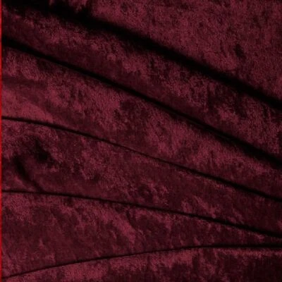 Crushed Velvet Fabric 4Way Stretch Solid Crushed 16 Colors - Image 1 of 4