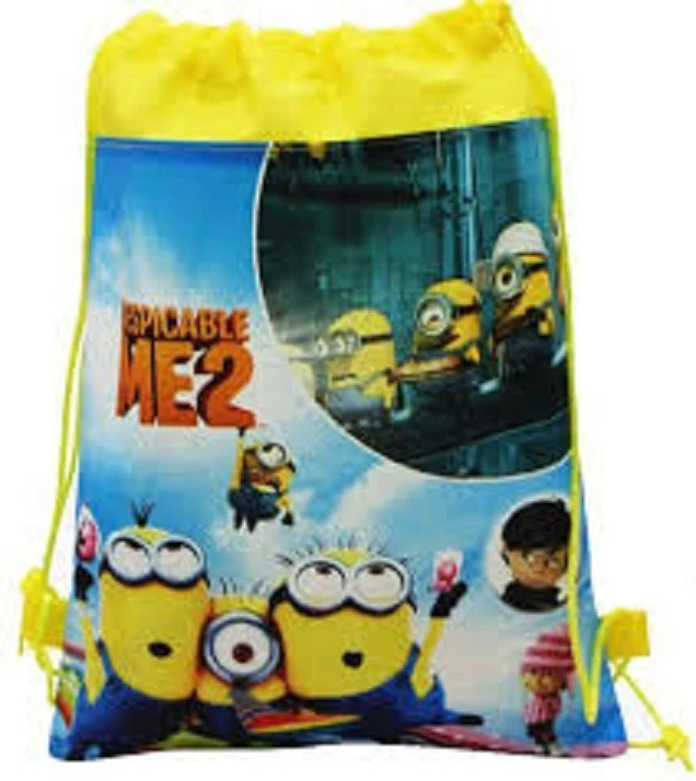 Minions Backpack For Kids Despicable Me 2 Bag Or Drawstring Bag Gru My Villain - Image 1 of 1