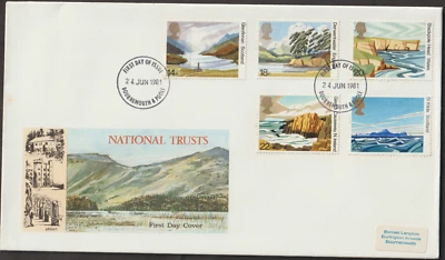 (GBF166C)MALAYSIA GB UK 1981 NATIONAL TRUST FOR SCOTLAND PRIVATE FDC C - Image 1 of 2