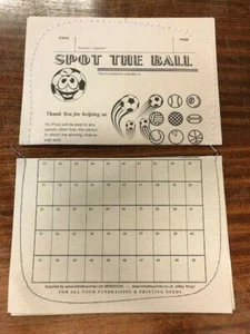 10 Tickets - Spot the Ball - Fundraising - 50 Spaces - sewn tickets - Picture 1 of 8