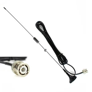 Antenne magnétique de voiture Nagoya UT-106UV BNC VHF/UHF pour radio ICOM ICV8 Kenwood TK200 - Photo 1/6