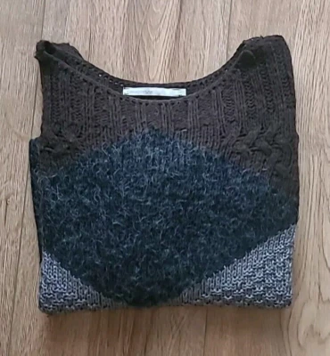 PASSPORT Pullover Gr. 40🩷 braun/grau   - Bild 1 von 4