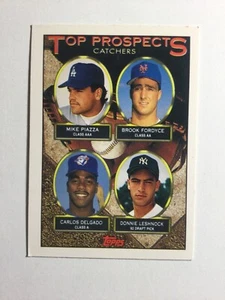 1993 TOPPS #701 TOP PROSPECTS: CATCHERS NM BASEBALL CARD - Imagen 1 de 1