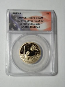 2019 S SACAGAWEA NATIVE AMERICAN  Dollar ANACS PR70 DCAM First Strike - Picture 1 of 2
