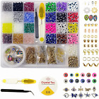 3800 Pcs Evil Eye Beads For Jewelry Making, 4Mm Glass Crystal Beads With Hole Fo